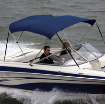 Shademate 80289 RYL Royal Bimini Poly Top &amp; Boot Only, 4 Bow,67-72W,8’L,... - £213.07 GBP