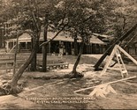 Refreshment Pavilion Sandy Beach Crystal Lake Rockville CT UNP Postcard C4 - $2.92