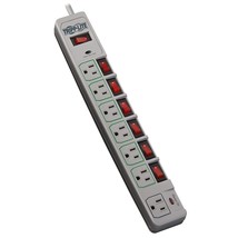 Tripp Lite TLP76MSG 7 Outlet (6 Individually Controlled) Surge Protector Power S - £56.05 GBP