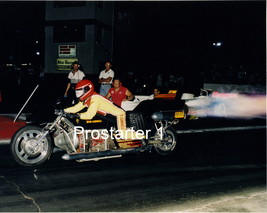 Bob Correll Jet-Powered Motorcycle 8x10 Color Drag Racing Photo Atco 1993 - £7.99 GBP