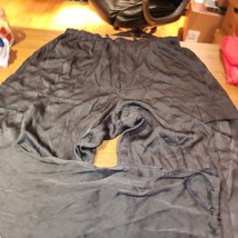 PINK by Victoria Secret  Stretch Cargo Pants Black XL drawstring cuffs &amp; waist - £13.93 GBP