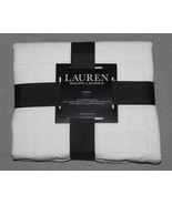 Ralph Lauren Greyish White ASHER Quilted Squares 26&quot; x 26&quot; EURO Sham NIP... - $32.99