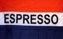 Espresso Flag 3&#39; X 5&#39; Deluxe Indoor Outdoor Business Sign Banner - €4,20 EUR