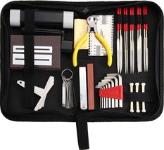 Timesetl 44 Pcs Guitar Repairing Maintenance Tool Kit, Complete Stainles... - £27.73 GBP