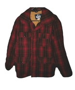 Vtg Woolrich Mens 44 Mackinaw Jacket Shacket Buffalo Plaid Wool Chore Co... - $180.25 CAD