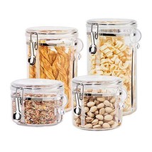Oggi Clear Canister Food Storage Container Set, 4-Piece - $55.99