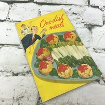 One Dish Meals Vintage 1953 Cookbook Pamphlet - $11.88