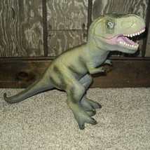 Tyrannosaurus Rex by Toy Magic Trading Co. 11.5&quot; High x 18&quot; Long Green NEW - £34.80 GBP