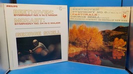 Lot Of 2 George Szell L Ps Beethoven No 5, 6, Columbia ML5057 Philips 900 169 BX4 - £5.44 GBP