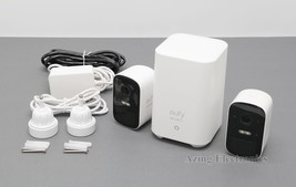 Eufy T88311D1 2C 2 Cam Kit Wireless Home Security System - White - £78.62 GBP