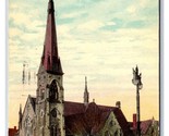 Central Methodist Episcopal M E Church Detroit Michigan MI DB Postcard W18 - $2.92