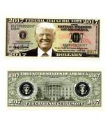2017 Donald Trump Novelty Money Bill NEW - $38.01 MXN