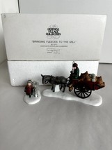 Dept. 56 Christmas Village Accessory Bringing in the Fleece to the Mill #58190  - £13.11 GBP
