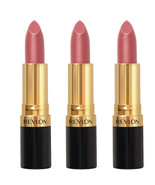 (3 Pack) New Revlon Super Lustrous Lipstick, Demure-683, 0.15 Oz. - £10.45 GBP