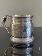 Antique Whiting Manufacturing Co. Engraved Sterling Silver Cup Mug 190 G... - $593.01