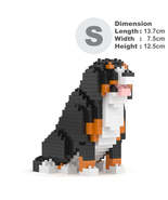 Bernese Mountain Dog Mini Sculptures (JEKCA Lego Brick) DIY Kit - $39.00