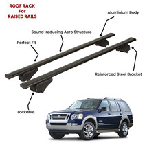 2 Pcs Black Cross Bars For Ford Explorer Suv 2006-2011 - $112.76