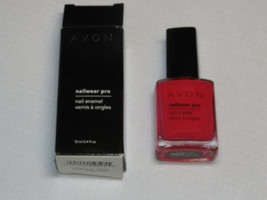 Avon Nail Wear Pro Enamel Powerful Pink 12 ml 0.4 fl oz nail polish mani pedi;; - £8.13 GBP