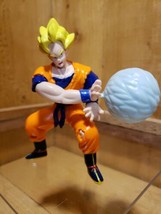 Dragon Ball Z SS Goku Blasting Energy Saga Continues Irwin DBZ Action Figure - £42.75 GBP