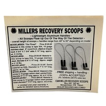 C&amp;M Millers Recovery Scoops Vintage Print Ad 80s Metal Detecting Morgant... - £9.72 GBP