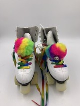 Epic Roller Skates With Rainbow Twilight Light Up Wheels Size 5 Extra Laces - £14.73 GBP