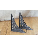2 Antique Style Shelf Brace Wall Bracket Cast Iron Brackets SMALL 5 x 4 ... - $21.82 CAD