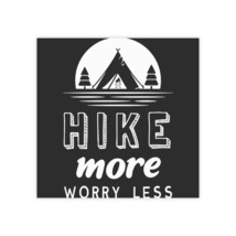 Personalized Post-it Note Pads: Hike More, Worry Less | 7 Sizes | 50 Sheets | Pr - £13.03 GBP+