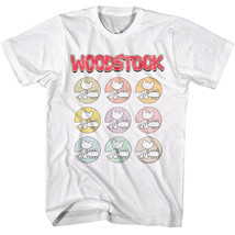 Woodstock Rainbow Bird Men&#39;s T Shirt Logo Guitar Hippie Music Festival - £23.11 GBP+