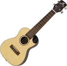 Solid Sitka Travel Ukulele – Uc490Ce Traveling Concert-Size Ukulele – To... - £100.31 GBP