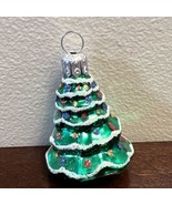 Vintage Blown Glass Hallmark Keepsake Ornament Mini Tree Sparkling Tree ... - £10.30 GBP