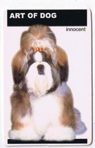 Trade Card Dog Calendar Card 2003 The Art Of Dog Innocent Shih Tzu - $1.97