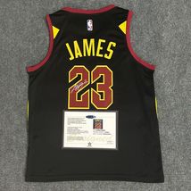 Lebron James SIGNED Signature Cleveland Cavaliers 2018 Shirt/Jersey + COA  - £120.25 GBP