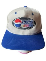 Vintage 1990’s Snapback Hat Cap Pepsi Official Soft Drink Of NASCAR Racing - £9.91 GBP