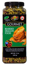 Zoo Med Gourmet Bearded Dragon Food 45 oz (3 x 15 oz) Zoo Med Gourmet Be... - £63.99 GBP