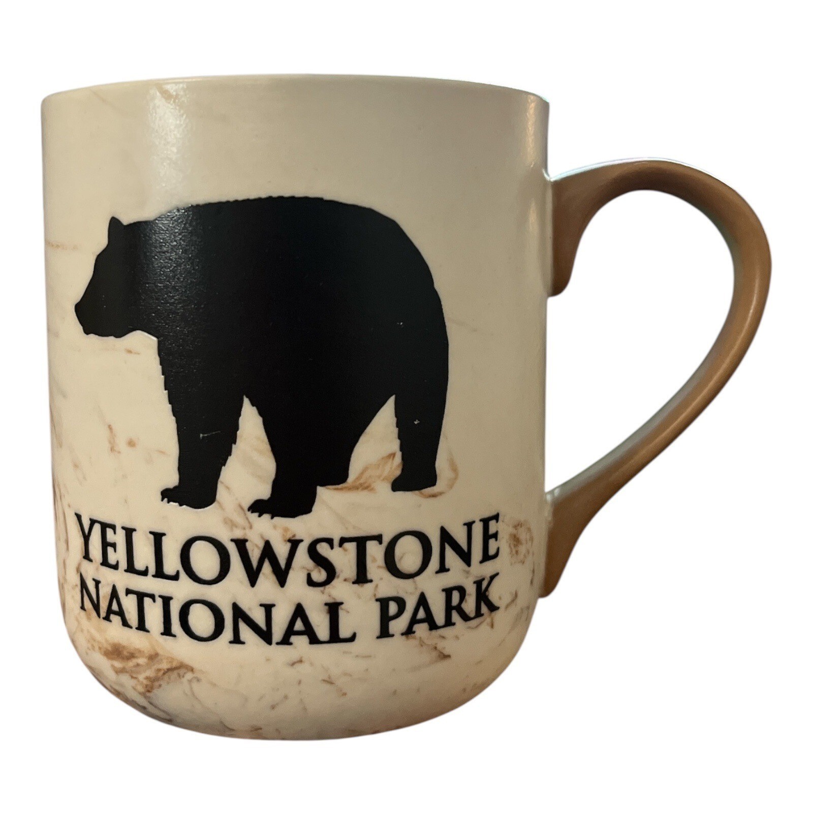 Yellowstone National Park Souvenir Mug | Bear Silhouette | 4.25” Tall Ce... - $15.30