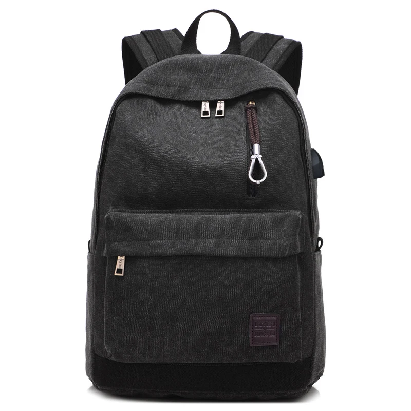 Fenong teenage boys school backpack usb bag with earphone jack men trave... - $219.26