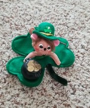 Annalee 2010 (75th) Doll 3” Pot Of Gold Mouse St Patrick&#39;s Day Irish Shamrock  - £27.69 GBP