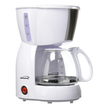Brentwood 4 Cup Coffee Maker - White - £59.90 GBP
