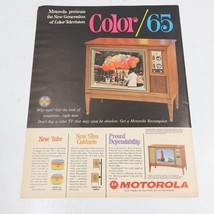 1964 Motorola Color/65 Chef Boy-Ar-Dee Lasagna Print Ad 10.5x13.5 - £6.39 GBP