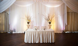 Mint Green Chiffon Drapes Panels - Ideal for Wedding Events &amp; Decor, 58&quot;... - $51.33
