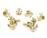Anchor and Rope Tuxedo Cufflinks and Studs - $122.50