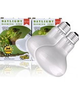 ReptiKing Reptile Heat Bulb Lamp, 2-Pack 100W Daylight Basking Spot, Bea... - £12.55 GBP