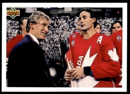 Wayne Gretzky Los Angeles Kings Paul Coffey Team Canada 1991 Upper Deck #501 - $0.50