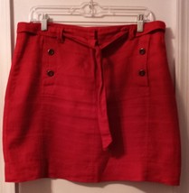 Pre-Owned Women’s Red Autograph Belted Skirt (Sz 8) - $9.90