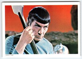 1977 Star Trek Chrome Postcard Mr. Spock Amok Time Vintage 6x4 - $5.66