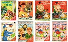 Vintage Circa 1960s Lot Of 8 Children&#39;s Classic Rand Mc Nally Story Books - £62.27 GBP