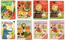 Vintage Circa 1960s Lot Of 8 Children&#39;s Classic Rand Mc Nally Story Books - £59.50 GBP