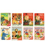 VINTAGE Circa 1960s LOT of 8 Children&#39;s CLASSIC Rand McNally Story Books - £63.11 GBP