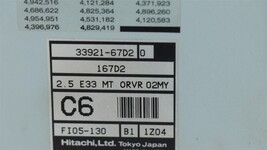 Suzuki GM Ecu Ecm Pcm Engine Computer Electronic Control Module 33921-67D20 image 4