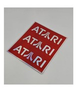 Vintage Atari Logo Stickers Hologram Decals 3&quot; × 1&quot; 3 Stickers - $16.12 CAD